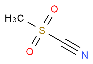 Methanesulfonyl Cyanide_分子结构_CAS_24225-08-9)