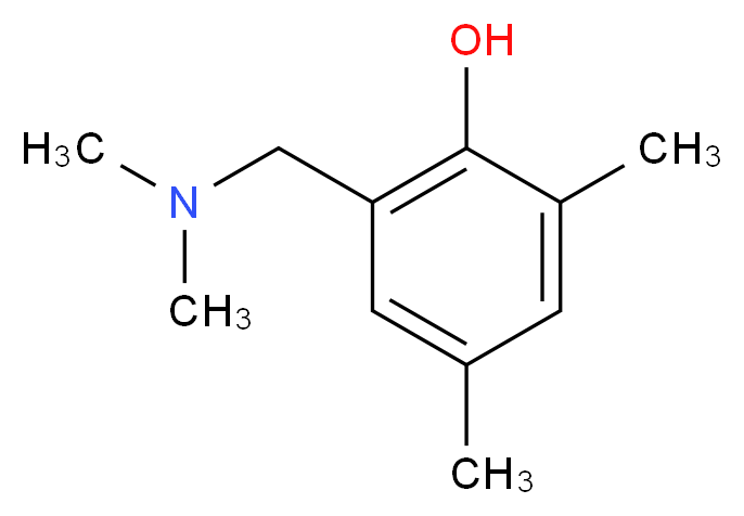 2-[(Dimethylamino)methyl]-4,6-dimethylbenzenol_分子结构_CAS_52777-93-2)
