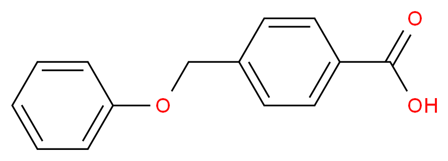 4-(phenoxymethyl)benzoic acid_分子结构_CAS_31719-76-3)