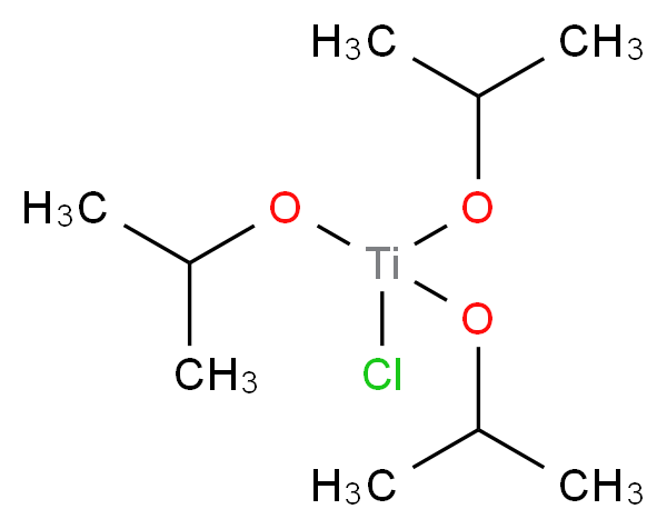 chlorotris(propan-2-yloxy)titanium_分子结构_CAS_20717-86-6