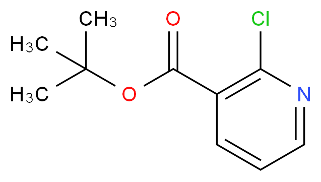 tert-Butyl 2-chloronicotinate_分子结构_CAS_232951-83-6)