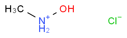 hydroxy(methyl)azanium chloride_分子结构_CAS_4229-44-1