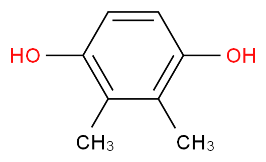 2,3-dimethylbenzene-1,4-diol_分子结构_CAS_)