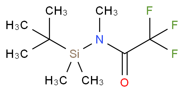 N-Methyl-N-(tert-butyldimethylsilyl)trifluoroacetamide 99+%_分子结构_CAS_77377-52-7)