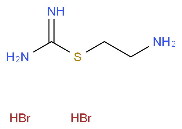 2-(2-Aminoethyl)isothiourea dihydrobromide_分子结构_CAS_56-10-0)