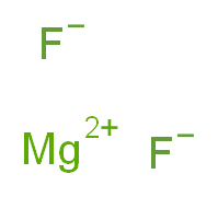 Magnesium fluoride, powder 99.9%_分子结构_CAS_7783-40-6)