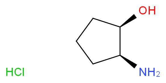 CIS-2-AMINO-CYCLOPENTANOL HYDROCHLORIDE_分子结构_CAS_31889-37-9)