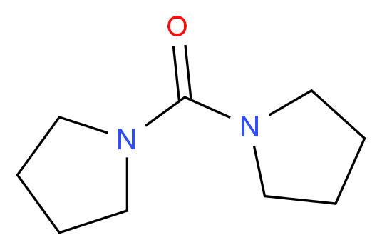 1,1'-Carbonyldipyrrolidine_分子结构_CAS_81759-25-3)