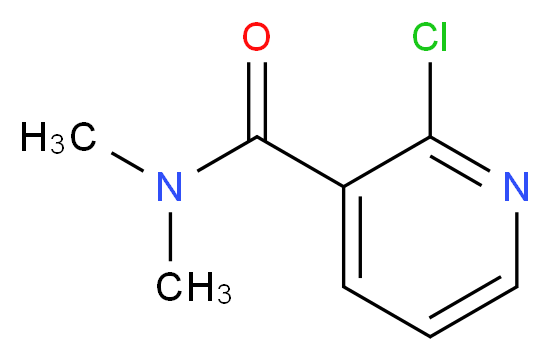 2-chloro-N,N-dimethylpyridine-3-carboxamide_分子结构_CAS_52943-21-2
