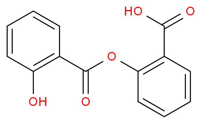 水杨基水杨酸_分子结构_CAS_552-94-3)