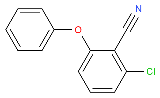 2-氯-6-苯氧基苯甲腈_分子结构_CAS_91692-70-5)