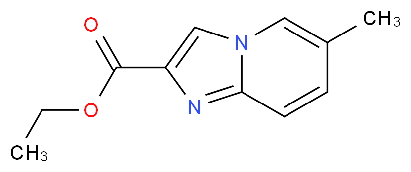 Ethyl 6-methylimidazo[1,2-a]pyridine-2-carboxylate_分子结构_CAS_)