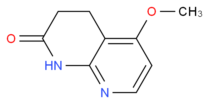 5-methoxy-1,2,3,4-tetrahydro-1,8-naphthyridin-2-one_分子结构_CAS_1045855-18-2