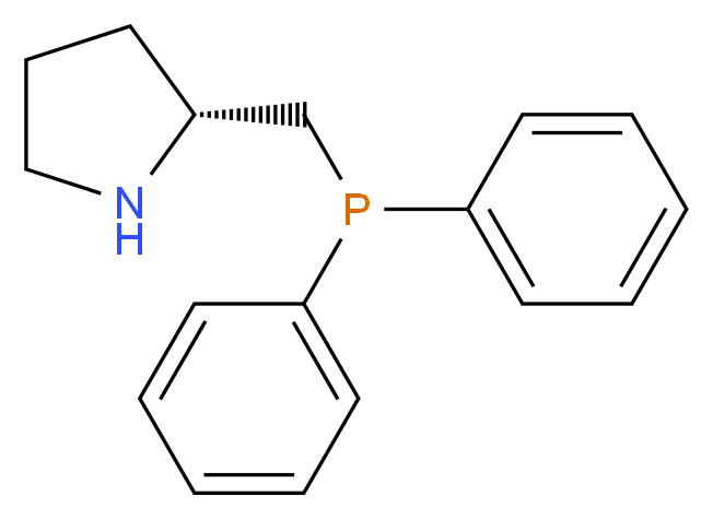 (R)-(+)-2-(Diphenylphosphinomethyl)pyrrolidine_分子结构_CAS_428514-91-4)