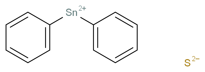 diphenylstannanebis(ylium) sulfanediide_分子结构_CAS_20332-10-9
