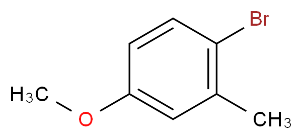 4-Bromo-3-methylanisole 97%_分子结构_CAS_27060-75-9)