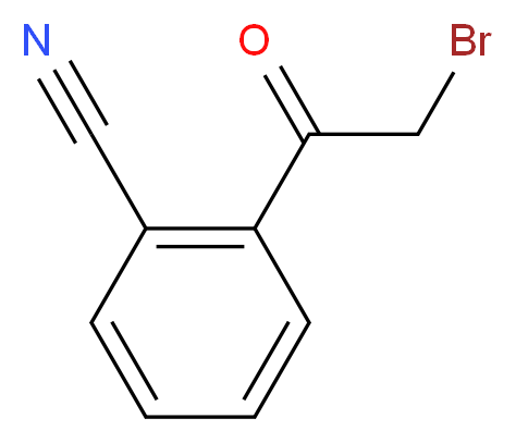 2-(2-bromoacetyl)benzonitrile_分子结构_CAS_683274-86-4