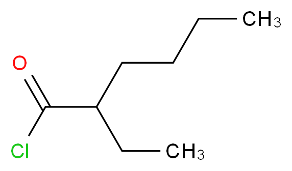 2-乙基己酰氯_分子结构_CAS_760-67-8)