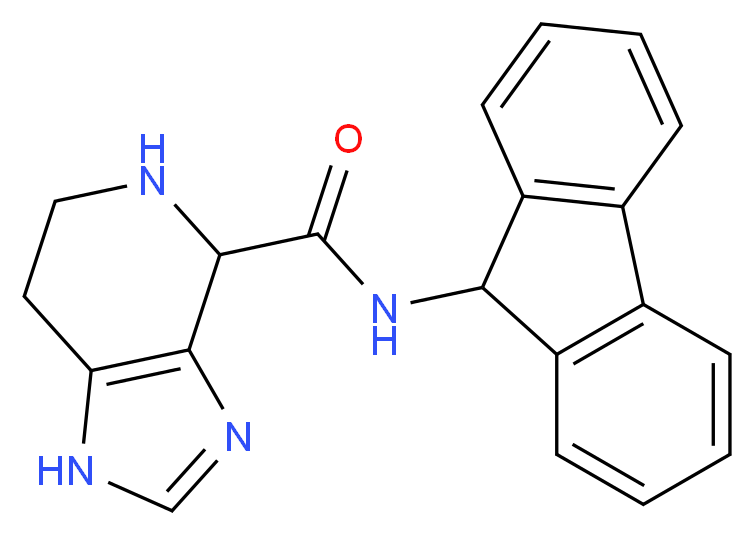 N-9H-fluoren-9-yl-4,5,6,7-tetrahydro-1H-imidazo[4,5-c]pyridine-4-carboxamide_分子结构_CAS_)