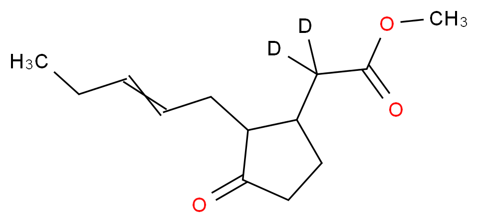 Methyl jasmonate-methyl acetate-2,2-d2, racemic_分子结构_CAS_1173097-50-1)