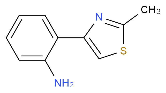 [2-(2-methyl-1,3-thiazol-4-yl)phenyl]amine_分子结构_CAS_305811-38-5)