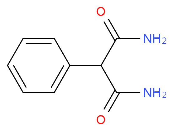 2-phenylpropanediamide_分子结构_CAS_10255-95-5