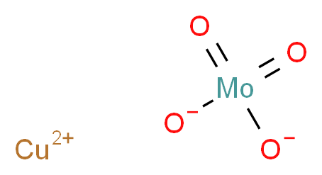 copper(2+) ion dioxomolybdenumbis(olate)_分子结构_CAS_13767-34-5