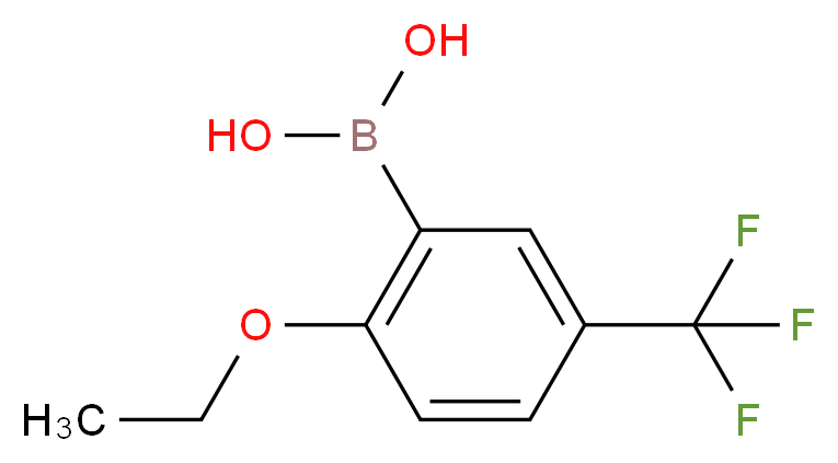 2-Ethoxy-5-(trifluoromethyl)benzeneboronic acid 98%_分子结构_CAS_850593-10-1)