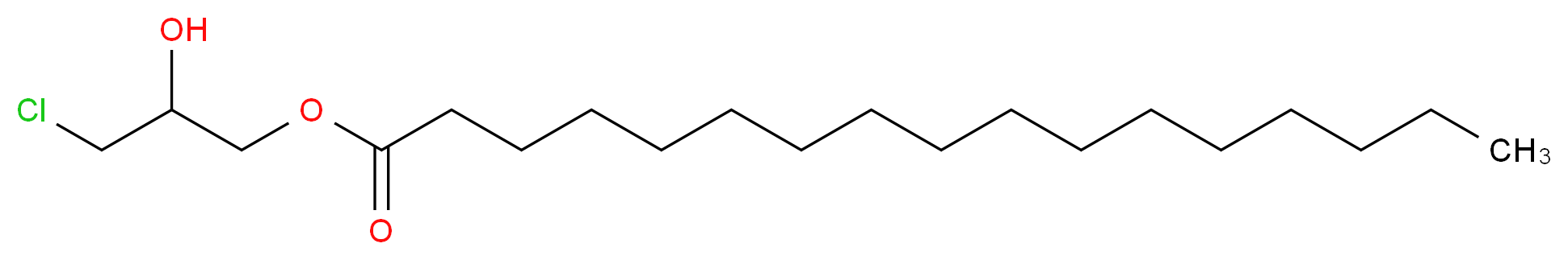 rac 1-Heptandecanoyl-3-chloropropanediol_分子结构_CAS_87505-04-2)