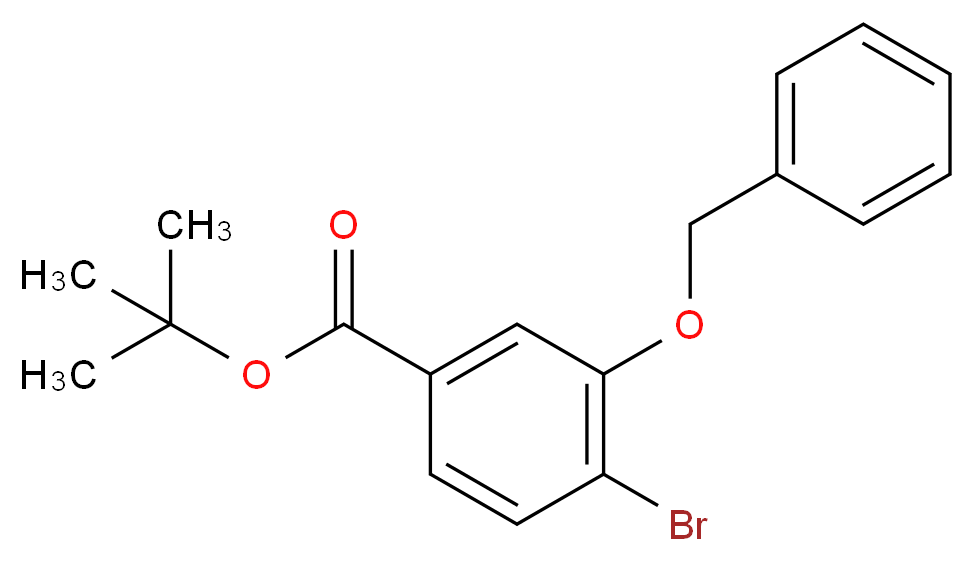 tert-Butyl 3-benzyloxy-4-bromobenzoate 98%_分子结构_CAS_247186-50-1)