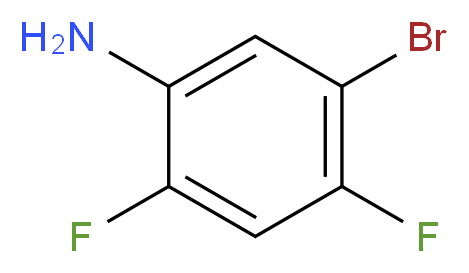 5-Bromo-2,4-difluoro-phenylamine_分子结构_CAS_452-92-6)