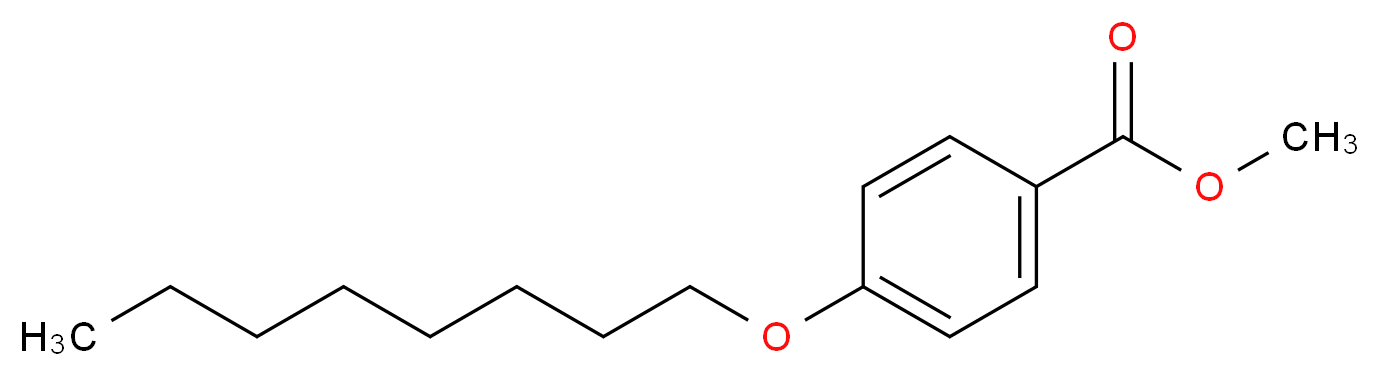 Methyl 4-octyloxybenzoate 99+%_分子结构_CAS_62435-37-4)