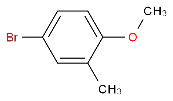 4-溴-2-甲基苯甲醚_分子结构_CAS_14804-31-0)