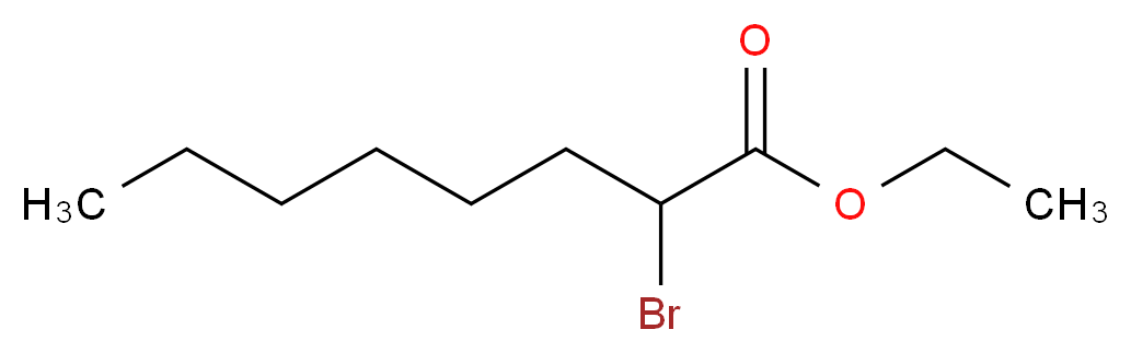 ethyl 2-bromooctanoate_分子结构_CAS_5445-29-4