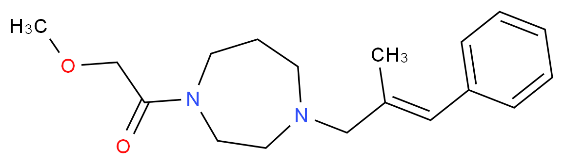 1-(methoxyacetyl)-4-[(2E)-2-methyl-3-phenylprop-2-en-1-yl]-1,4-diazepane_分子结构_CAS_)
