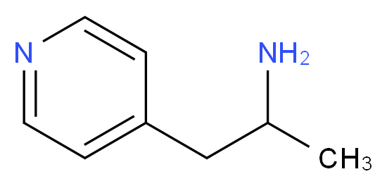 1-(pyridin-4-yl)propan-2-amine_分子结构_CAS_801173-51-3