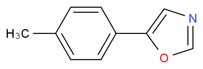 5-(4-Methylphenyl)-1,3-oxazole_分子结构_CAS_143659-19-2)