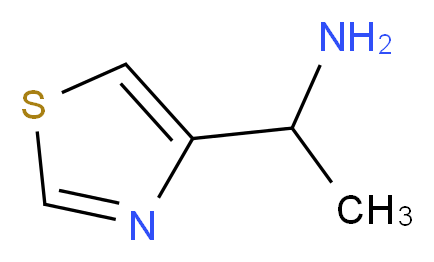 1-(1,3-thiazol-4-yl)ethan-1-amine_分子结构_CAS_)
