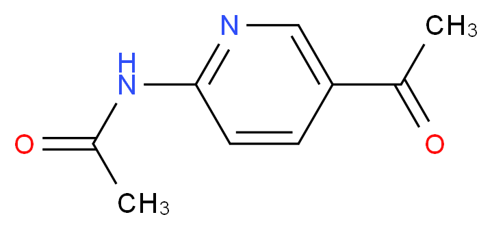 N-(5-acetylpyridin-2-yl)acetamide_分子结构_CAS_207926-27-0