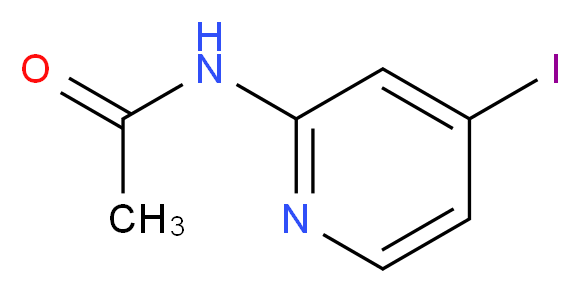 N-(4-iodopyridin-2-yl)acetamide_分子结构_CAS_856169-98-7