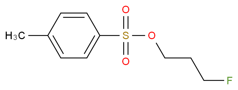 3-fluoropropyl 4-methylbenzene-1-sulfonate_分子结构_CAS_312-68-5