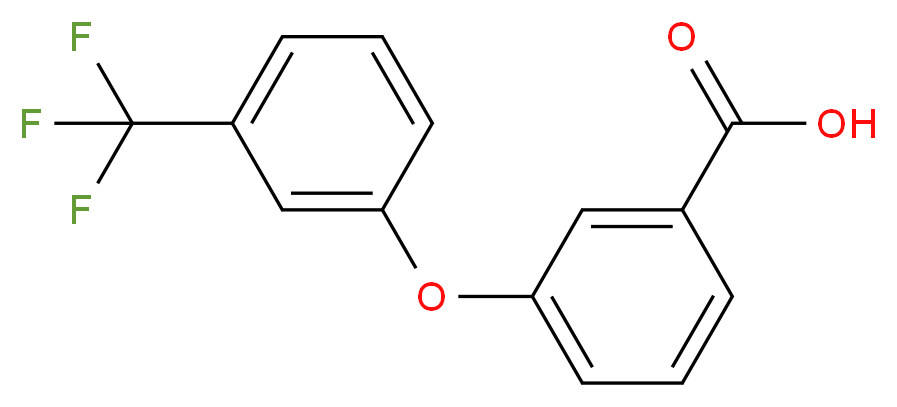 3-[3-(trifluoromethyl)phenoxy]benzoic acid_分子结构_CAS_6641-59-4)