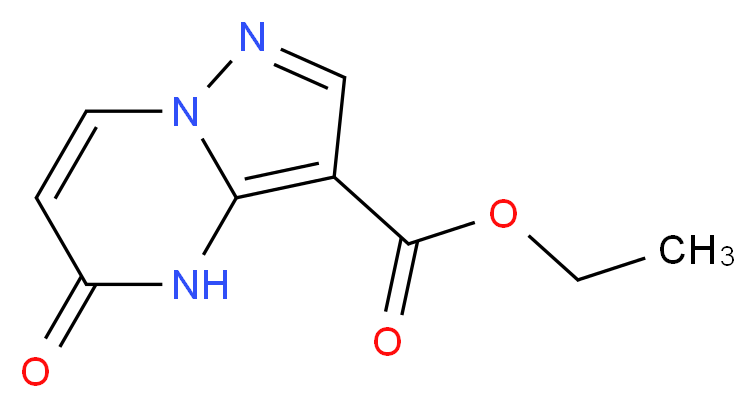 Ethyl 5-oxo-4,5-dihydropyrazolo[1,5-a]pyrimidine-3-carboxylate_分子结构_CAS_926663-00-5)