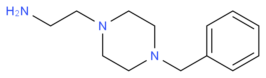 1-(2-氨乙基)-4-苄基哌嗪_分子结构_CAS_4553-21-3)