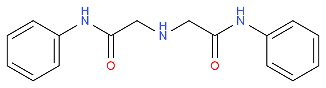 2-[(2-Anilino-2-oxoethyl)amino]-N-phenylacetamide_分子结构_CAS_5408-28-6)