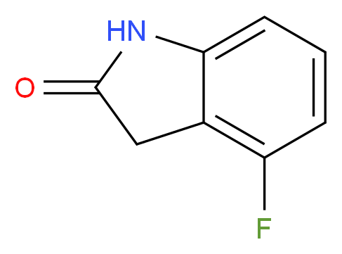 4-Fluoro-2-oxindole 97%_分子结构_CAS_138343-94-9)