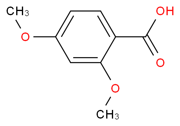 2,4-二甲氧基苯甲酸_分子结构_CAS_91-52-1)