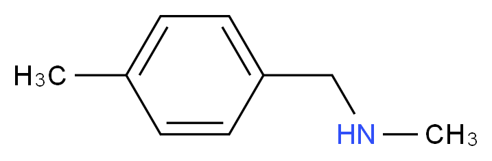 N-Methyl-4-methylbenzylamine_分子结构_CAS_699-04-7)