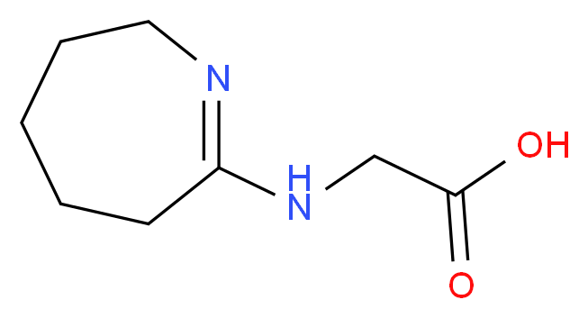 N-(3,4,5,6-Tetrahydro-2H-azepin-7-yl)glycine_分子结构_CAS_90152-88-8)