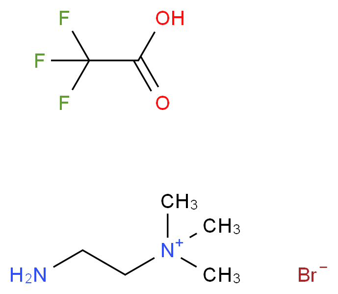 2-Aminoethyl Trimethylammonium Bromide, Trifluoroacetic Acid_分子结构_CAS_)
